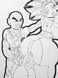 1boy 1girls alternate_ass_size anal anal_sex ass big_ass big_penis dragon_ball dragon_ball_super dumptruck_ass fabriciofsqx female_saiyan fusion huge_ass kafla kefla krillin kuririn large_ass large_penis larger_female legendary_super_saiyan monster_cock muscular muscular_female muscular_male potara_earrings saiyan sex size_difference smaller_male straight super_saiyan super_saiyan_2 universe_6 universe_6_girls universe_6_saiyan/universe_7_human