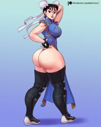 1girls alternate_costume artfoo_1 ass big_ass chun-li female female_only solo street_fighter