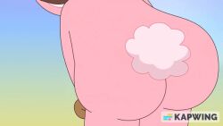 animated ass ass_focus big_ass big_butt bullet_(paradise_pd) bunnysuit canine furry gif male netflix paradise_pd shaking_butt twerking