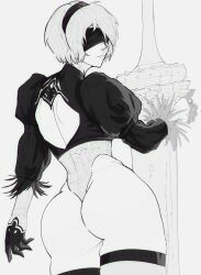 yorha 2b from nier by yoracrab