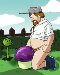 crazy_dave_(pvz) cum_inside daddy fucktoy fume-shroom_(pvz) hairy_male happy_sex male male_only orange_hair plants_vs_zombies repeater_(pvz) sucking_penis