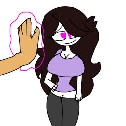 bad_hands heart-shaped_pupils hypnosis jaiden_animations mind_control sluttybasil_(artist) smile tagme