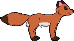 animal_genitalia animated balls bouncing brown_paws canid canine feral fox fur genitals ivorden_bar low_res male mammal orange_body orange_fur sheath solo sprite tail tail_motion tailwag tongue tongue_out transparent_background vorochi