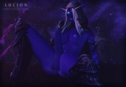 1futa 3d alleria_windrunner blizzard_entertainment blonde_hair blue_eyes dickgirl elf erect_penis erection futanari hunter_(warcraft) lucionart penis sitting solo solo_focus solo_futa void_elf warcraft world_of_warcraft