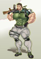 abs biceps capcom chris_redfield gay huge_balls huge_cock khanthedestroyer male male_focus male_only muscle muscles muscular muscular_arms muscular_ass muscular_back muscular_legs muscular_male muscular_thighs nipples pecs resident_evil resident_evil_5 thick_thighs veins veiny_penis