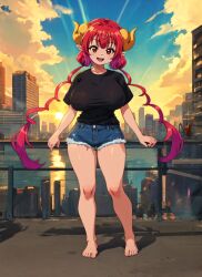 ilulu (dragon maid) from miss kobayashi's dragon maid by mabi ai