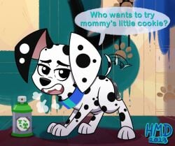 101_dalmatian_street 101_dalmatians canine canine_pussy cub delilah_(101_dalmatians) disney hmdkoba young