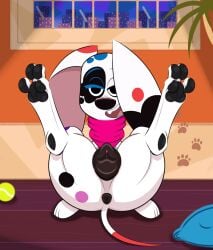 101_dalmatian_street 101_dalmatians da_vinci_(101_dalmatians) disney female_only feral