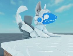 3d animated from_behind furry gif penis proto_girl_(tpaktop) protogen roblox roblox_avatar roblox_rthro robloxian self_upload tagme tail tail_grab tpaktop