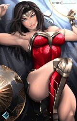 1girls amazon black_hair blue_eyes curvaceous curvy curvy_body curvy_female curvy_figure dc dc_comics diana_prince endlesscomics female female_only fully_clothed hourglass_figure light-skinned_female light_skin solo solo_female superhero superhero_costume superheroine tagme tiara voluptuous wonder_woman wonder_woman_(series)