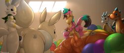 alien angelfluff animate_inanimate anthro anus balloon balls bodily_fluids crossover cum cum_in_pussy cum_inside cumming_while_penetrating disney eevee ejaculation_while_penetrated experiment_(lilo_and_stitch) floatzel generation_1_pokemon generation_4_pokemon genital_fluids genitals group handjob_while_penetrated humanoid inflatable lilo_and_stitch living_inflatable looking_pleasured male masturbation masturbation_while_penetrated mostly_nude nintendo nude penetration pokemon pokemon_(species) scarf scarf_only shiny_pokemon unknown_species vaginal_penetration winick-lim