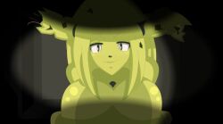 1girls female female_only five_nights_at_freddy's five_nights_in_anime fnia green_body looking_at_viewer mairusu-paua rule_63 solo springtrap springtrap_(fnaf) springtrap_(fnia) tagme