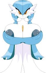 1girls 2023 areola big_areola big_breasts big_nipples blue_areola blue_nipples breasts cleavage female female_focus gardevoir generation_3_pokemon gigantic_breasts huge_breasts hyper_breasts large_areolae nintendo nipples orange_eyes pokemon pokemon_(species) pokemon_rse shiny_gardevoir shiny_pokemon solo solo_focus subjectdie_(artist) top_heavy white_background