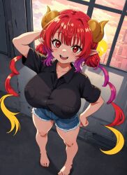 ilulu (dragon maid) from miss kobayashi's dragon maid by mabi ai