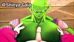 anime anime_style cock cock_between_breast first_person_view goku goku_ssj_4 green_body green_skin less_than_30_seconds male_only moobs muscular muscular_male music namekian pec_focus pec_fondling pec_fuck pec_grab pecjob pecs pectorals piccolo point_of_view sfm shinyagaia smirk smirking smirking_at_viewer sound sound_edit sound_warning source_filmmaker super_saiyan super_saiyan_4 tagme video