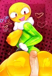 1boy1girl areola ass ass_bigger_than_head ass_focus big_ass big_breasts big_butt big_penis blushing busty butt_focus buttjob charlatan_(forsaken) curvy curvy_female female female_on_top forsaken_(roblox) green_suit hearts hearts_around_head hetero hetero_sex hi_res itz_zekex light_skin long_penis looking_back male_penetrating_female nipples no_bra no_panties no_underwear open_mouth penis penis_between_ass pov roblox roblox_game robloxian sex sideboob sidelocks straight suit sweat sweatdrop sweating tagme tanned teeth teeth_showing thick_ass thick_thighs thighs unseen_male unseen_male_face veiny_penis voluptuous voluptuous_female yellow_body yellow_skin