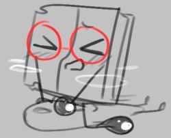 battle_for_dream_island book_(bfdi) closed_eyes glasses humping humping_pillow humping_plushie humping_toy needle_(bfdi) object_shows plushie plushophilia