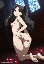 1girl adult ai_generated blonde_hair cute cute_face detailed_background disney female green_eyes long_hair patreon_username princess pussy rapunzel shaved_pussy solo spread_legs stockings tangled vagina watermark