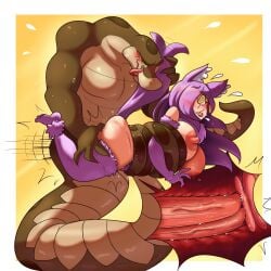 2020 :q anthro areolae arm_fur ass ass_jiggle blep blush breasts coiling coils dazed diphallia diphallism double_penetration double_vaginal draken_(rctdelta20) drool ear_tuft forked_tongue fur green_eyes hair_over_one_eye heavy_blush hi_res hypnotic_eyes hypnotized hypnotized_sex internal internal_view large_breasts leg_fur lewdloaf long_hair naga nipples nude nyx_(rctdelta20) penetration penis purple_fur scales scalie sex smile snake snake_penis thick_thighs vaginal_penetration wolf_ears wolf_girl wolf_tail yellow_sclera