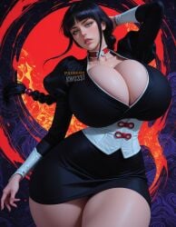 1girls ai_generated ass big_ass big_breasts bleach breasts female huge_ass huge_breasts kurotsuchi_nemu kw0337 large_ass large_breasts solo solo_female thick_thighs