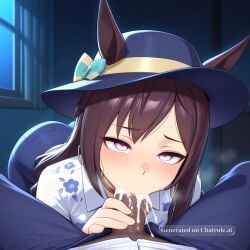 1girl 4k aged_down ahegao ai_assisted ai_generated all_the_way_to_the_base anthro_female bbc beautiful_eyes beautiful_face big_ass black_male blond_hair blue_pants bratty breath bubble_butt cum_dump cum_in_mouth cum_overflow cum_splatter cum_string curvy dark dark_skinned_male deepthroat detailed_background detailed_eyes detailed_face detailed_skin dim_lighting ears_through_headwear excessive_cum excessive_saliva fellatio fingernails floating_hair forced_oral furry_female glossy_lips horse_ears official_alternate_hairstyle official_art