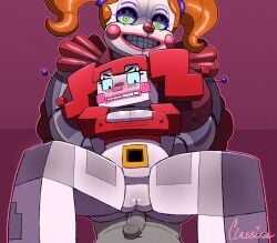 circus_baby_(fnaf) circus_baby_(minecraft) classica_p huge_breasts pussy
