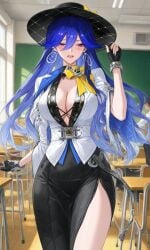 1girls ahegao ai_generated anime anime_style ass breasts cum cum_in_pussy cum_on_breasts large_breasts lucilla_(wuthering_waves) nipples nude patreon penis sex sex_from_behind wuthering_waves