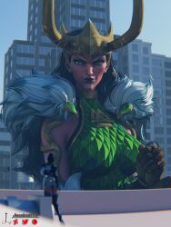 1girls 2girls 3d agents_of_atlas asgardian big_ass big_breasts breasts bust busty chest curvaceous curvy curvy_female curvy_figure deity european_mythology female female_focus giantess god goddess hips hourglass_figure huge_ass huge_breasts jessicagts jotunn_(norse_mythology) lady_loki lady_loki_(marvel_rivals) large_ass large_breasts legs light-skinned_female light_skin loki_(marvel) loki_(marvel_rivals) luna_snow luna_snow_(marvel_rivals) macro macro_female marvel marvel_comics marvel_rivals mature mature_female mythology norse_mythology scandinavian_mythology seol_hee slim_waist tall tall_female thick thick_hips thick_legs thick_thighs thighs thor_(series) voluptuous waist wide_hips wide_thighs