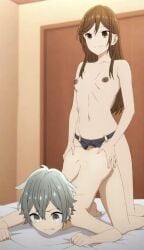 ai_generated brother_and_sister crying dark_nipples doggy_style flat_chest hori_kyouko hori_souta horimiya incest pegging seraphiel59 strap-on tagme video