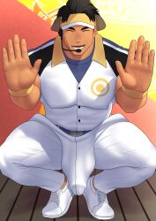 abs bara biceps big_ass big_bulge big_muscles big_penis black_hair blush bodybuilder bubble_ass bubble_butt bulge cellphone censor_bar censored censored_penis cute dog_ears flaccid fully_clothed gay hairy_armpits hairy_legs hairy_male huge_ass huge_bulge huge_cock huge_muscles kuromine_hiraya male male_focus male_only muscle muscles muscular muscular_arms muscular_back muscular_legs muscular_male muscular_thighs nipples no_visible_genitalia pecs pubic_hair small_clothes smile solo solo_male sweating sweaty sweaty_body sweaty_muscles thick_thighs veins veiny_muscles veiny_penis yuatari