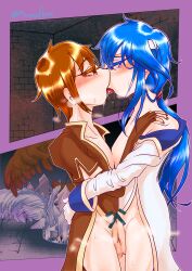 2boys blue_hair cousins elbow_gloves femboy fingerless_gloves fire_emblem fire_emblem:_genealogy_of_the_holy_war fire_emblem:_thracia_776 fire_emblem_heroes french_kiss gloves heavy_breathing kissing leif_(fire_emblem) long_hair looking_at_another male male_only more_at_source mumulyon nail_polish nintendo nude nude_male open_mouth orange_eyes orange_hair orange_nails penis pony seliph_(fire_emblem) short_hair solo steaming_body touching_penises twink yaoi