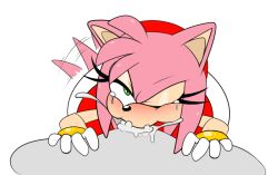 amy_rose blush bodily_fluids clothed cum cum_in_mouth cum_inside deep_throat eulipotyphlan fellatio female first_person_view genital_fluids hedgehog male male/female mammal oral penile pink_hair sega sex sirenstudios sonic_(series) sonic_the_hedgehog_(series) tail tail_motion tailwag tears