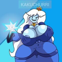 adventure_time big_ass big_breasts huge_breasts ice_queen ice_queen_(adventure_time) massive_breasts thick_thighs thunder_thighs