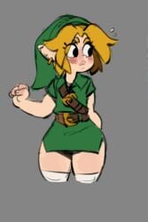 femboy hylian link nintendo the_legend_of_zelda young_link