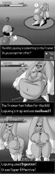 1boy 1girls absorption absorption_vore anthro anthro_female ass ass_expansion belly belly_bulge big_belly big_belly_bulge black_and_white breast_expansion defeated detailed_bulge digestion digestion_noises english english_text fake_out fat female_pred level_up lopunny male_prey pokemon pokemon_(species) pokemon_trainer rabbit rabbit_girl skookz struggling struggling_prey text thick_thighs thighs thighs_expansion topless trap tricked unwilling_prey vore vore_belly willing_pred