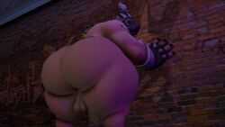 3d balls big_butt fat_ass male_only mrrainbow overwatch overweight penis roadhog solo solo_male source_filmmaker tagme