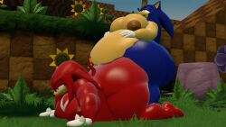 3d fat implied_anal knuckles_the_echidna moobs mrrainbow overweight sega sonic_(series) sonic_the_hedgehog source_filmmaker tagme