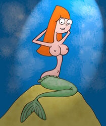 bad_anatomy candace_flynn disney disney_channel disney_xd ginger helix nipples phineas_and_ferb tagme white_female