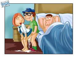 doggy_style family_guy famous-toons-facial female human husband_and_wife lois_griffin male milf neil_goldman peter_griffin straight