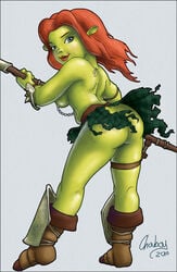 1girls 2010 2d breasts chouboy dreamworks female green-skinned_female green_skin humanoid ogre ogress_fiona paramount_pictures princess princess_fiona princess_fiona_(ogre) shrek_(series) shrek_forever_after tagme