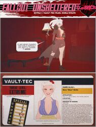 bethesda_softworks character_request colored comic comic_page dialogue english english_text fallout hi_res speech_bubble tagme text thekite thick_thighs unsheltered wide_hips