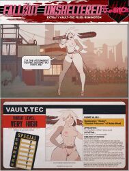 bethesda_softworks character_request colored comic comic_page dialogue english english_text fallout hi_res speech_bubble tagme text thekite thick_thighs unsheltered wide_hips