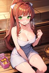 monika (doki doki literature club) from doki doki literature club by suicidespit