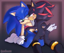 2boys ass ass_slap backsack balls erection looking_back penis seductive senshion shadow_the_hedgehog sonadow sonic_(series) sonic_the_hedgehog sonic_the_hedgehog_(series) yaoi