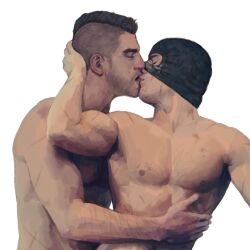 2boys aidenlydiansfw aidenlydiasfw call_of_duty call_of_duty:_modern_warfare_2 gay ghost_(modern_warfare_2) john_mactavish male male_only multiple_boys simon_riley soap_(modern_warfare_2)