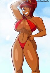 1girls artist_name athletic athletic_female atomickingboo big_breasts breasts brown-skinned_female brown_body brown_skin busty curvaceous curves curvy curvy_figure dark-skinned_female dark_skin digital_drawing_(artwork) digital_media_(artwork) eyebrows eyelashes eyes female female_focus fit fit_female hair hips hourglass_figure huge_ass huge_breasts large_ass large_breasts legs lips mature mature_female original original_character paulinda_sherwoods straight thick thick_legs thick_thighs thighs top_heavy upper_body voluptuous waist wide_hips