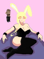 1girls blonde_hair bunny_ears bunnygirl bunnysuit female reference_image roblox roblox_avatar robloxian tagme traced