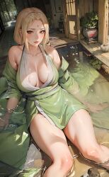 1girls ai_generated bindi blonde_hair curvaceous curvy_body curvy_female huge_breasts jordan53 long_hair mature_female mommy naruto oppaissance solo_female solo_focus stable_diffusion tsunade voluptuous voluptuous_female