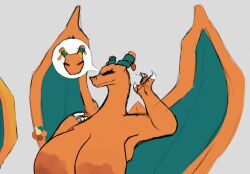 artesjsc big_breasts breasts charizard female pokémon_(species) pokemon pokemon_(species)