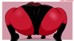 1girls animated ass ass_focus big_ass blaze_(artist) bouncing_ass brown_hair bubble_butt bxblazexd clothing crouching dat_ass dumptruck_ass fat_ass female female_only helen_parr huge_ass large_ass milf mother smooth_skin solo squatting the_incredibles thick_ass thick_thighs twerking